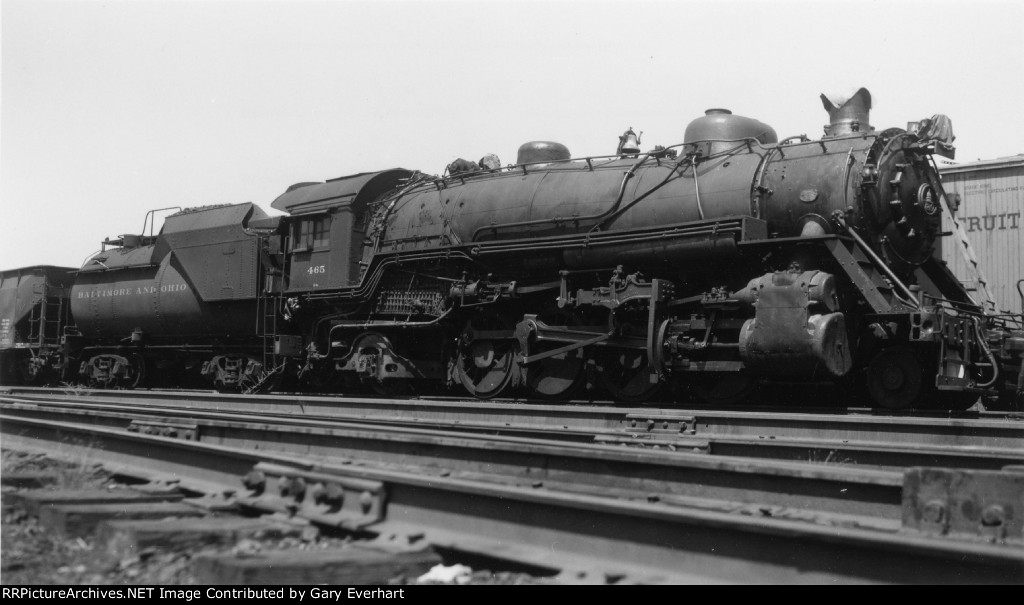 BO 2-8-2 #465 - Baltimore & Ohio